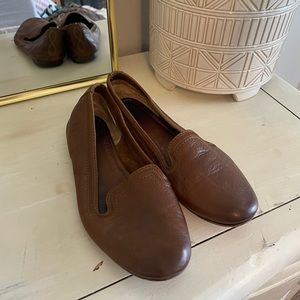 Frye Brown Leather Flats